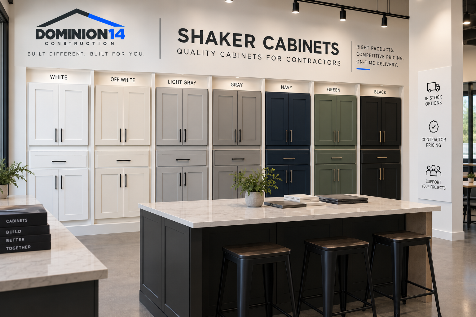 Shaker Cabinets for Contractors